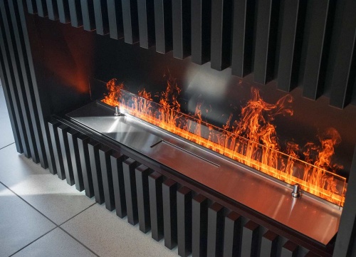 Электроочаг Schönes Feuer 3D FireLine 800 со стальной крышкой в Самаре