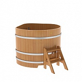 Купель угловая из лиственницы BentWood 1,19х1,19