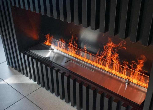 Электроочаг Schönes Feuer 3D FireLine 1000 со стальной крышкой в Самаре